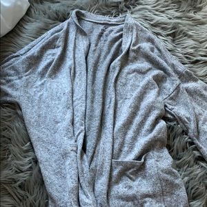 American Eagle plush cardigan